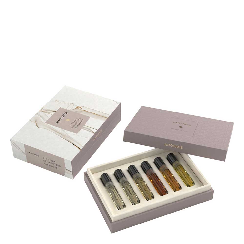 Library Collection Sampler Set 6x2 ml by Amouage | Agoratopia Greece